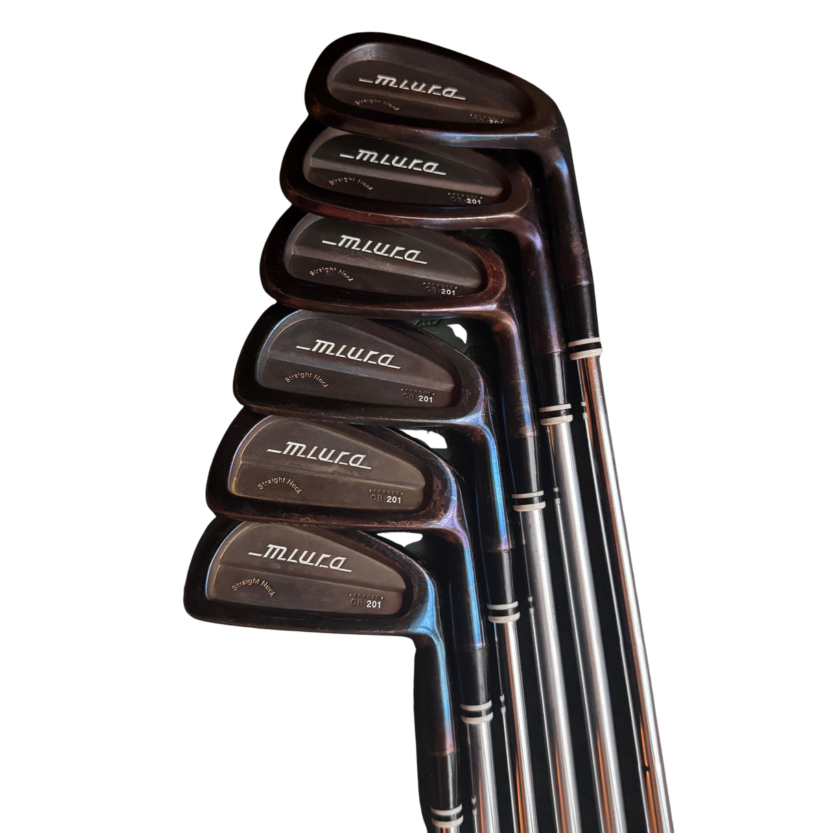 Muira CB 201 5-W Raw Finish Irons - S300 Shafts