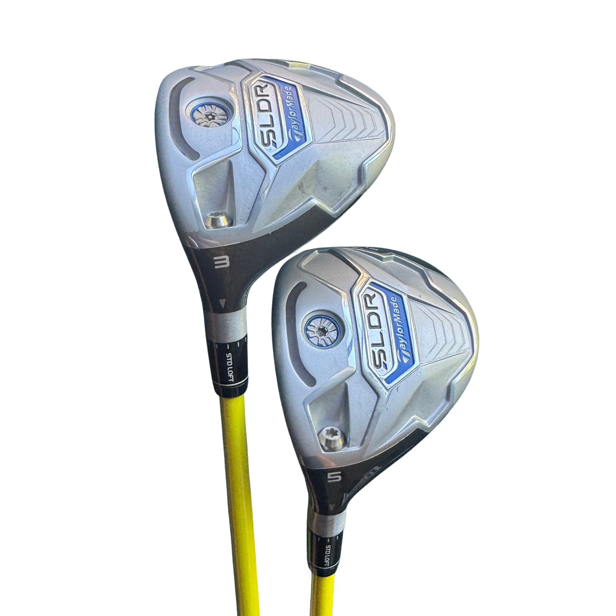 LH Taylormade SLDR 3W/5W Fairway Wood Set 15/19* Graphite Design TOUR AD MT-6s S