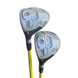LH Taylormade SLDR 3W/5W Fairway Wood Set 15/19* Graphite Design TOUR AD MT-6s S