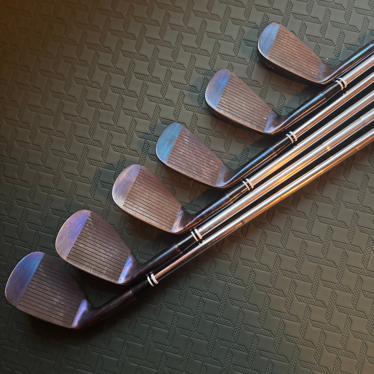 Muira CB 201 5-W Raw Finish Irons - S300 Shafts