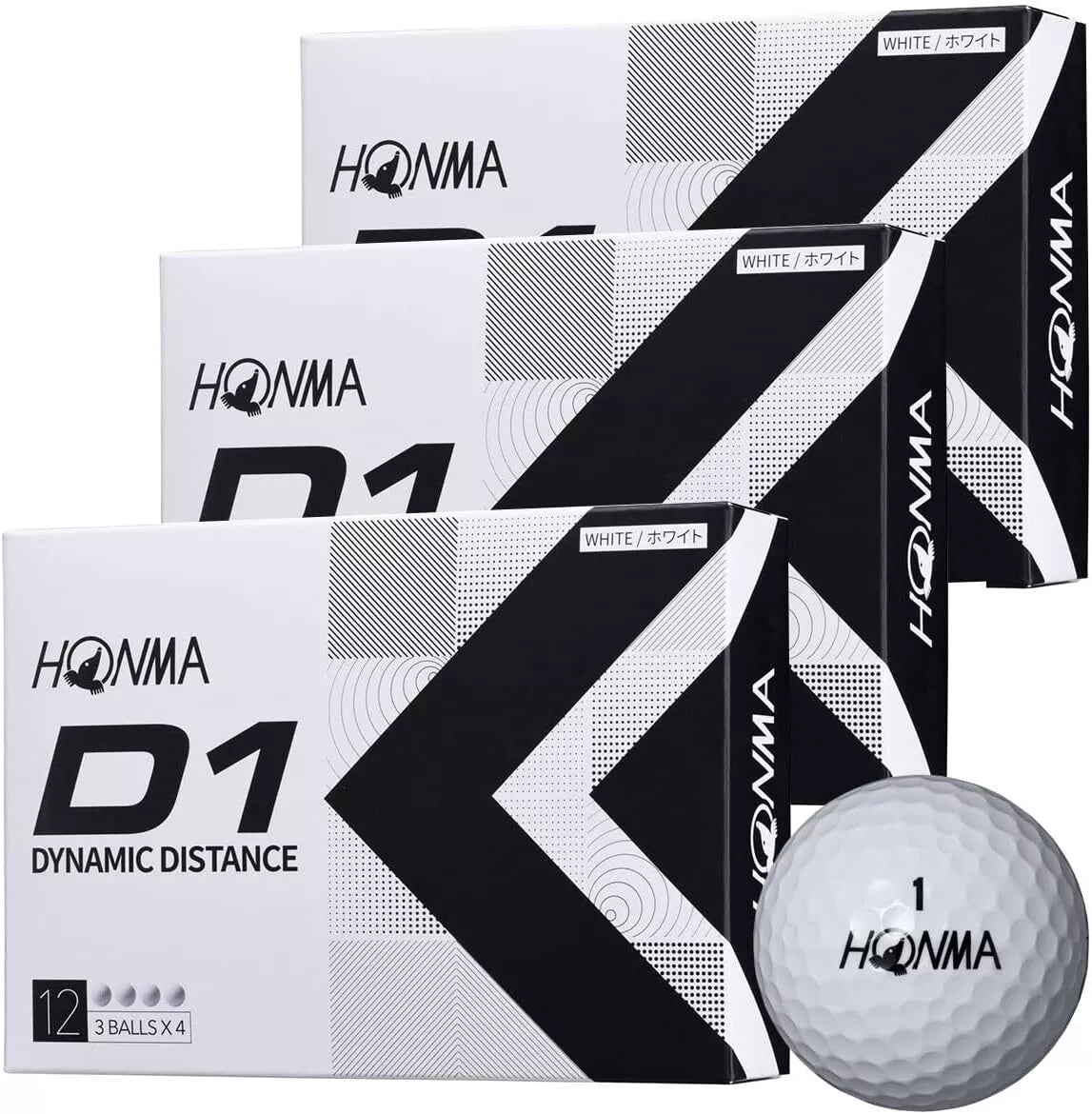 Honma D1 Golf Balls - 5 Dozen (60 Balls)