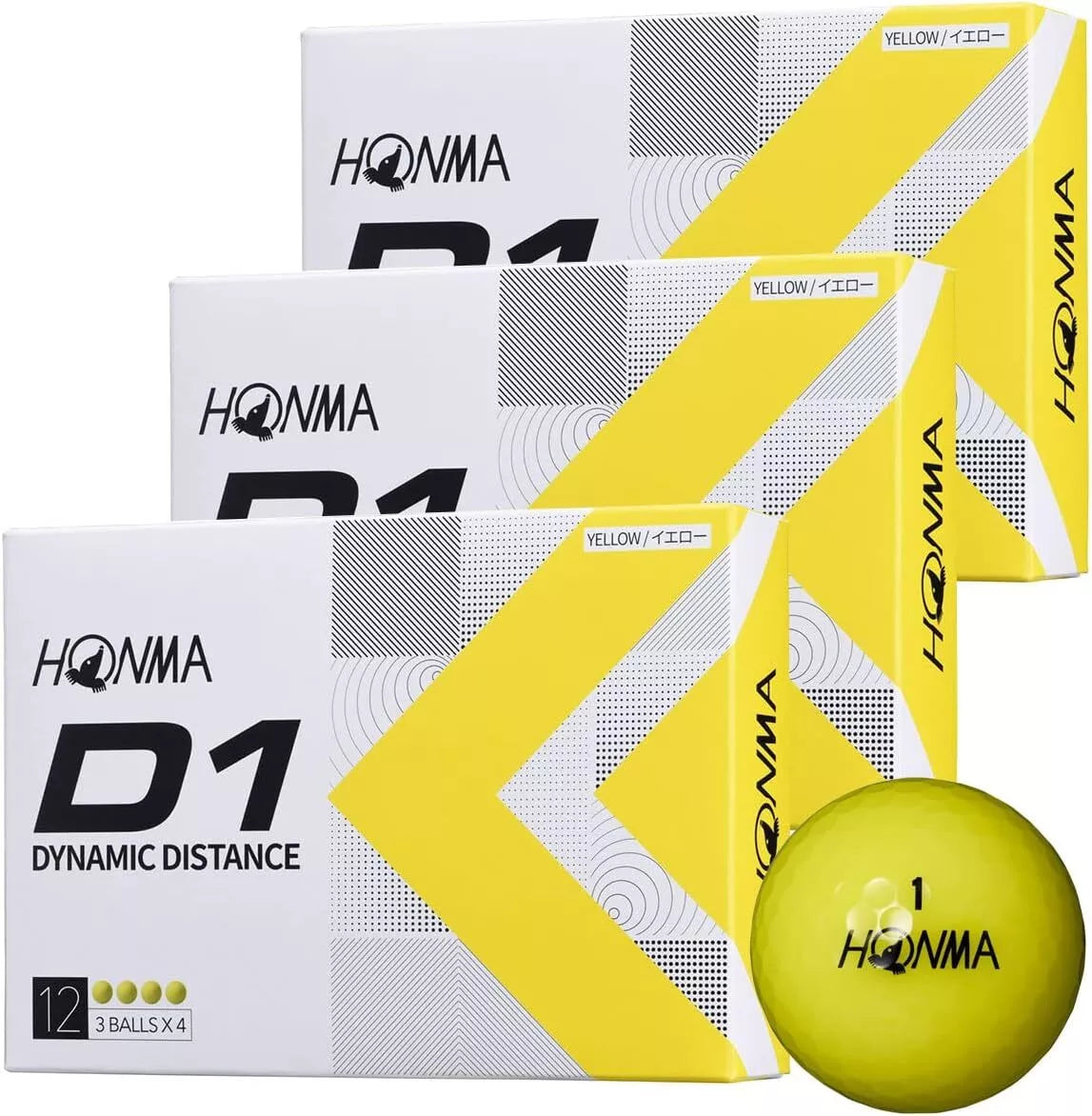 Honma D1 Golf Balls - 5 Dozen (60 Balls)